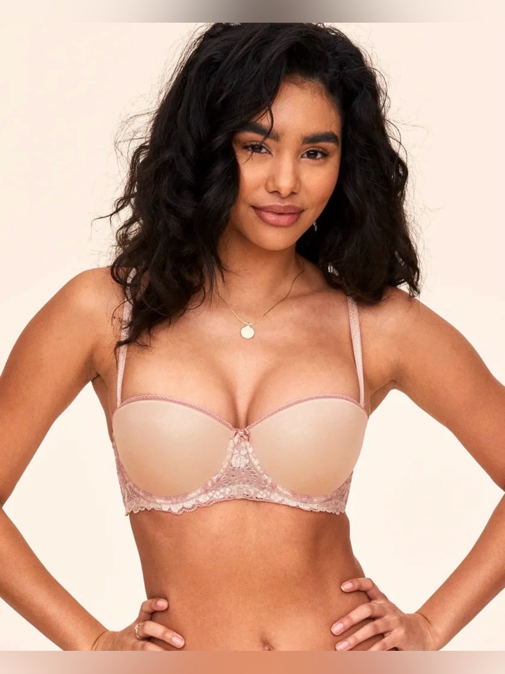 Adore Me *Kendil* Beige Push Up Bra